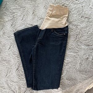 Women's Maternity Jeans in Dark Blue